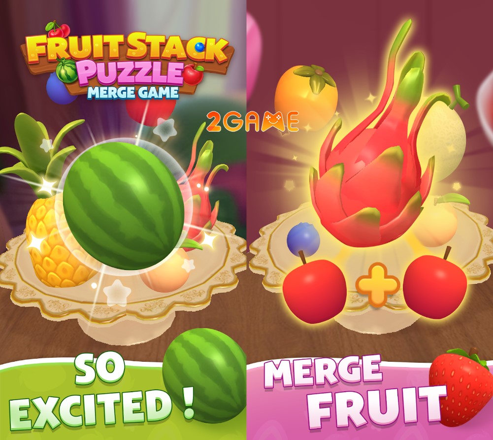 Fruit Stack Puzzle: Merge Game Lối chơi ghép trái cây "gây nghiện" đã trở lại và lợi hại hơn xưa