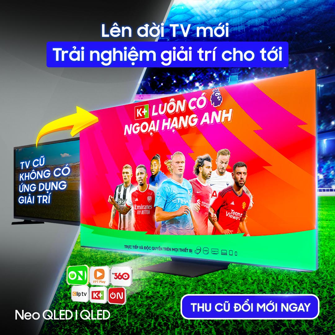 Thưởng thức trận kinh điển đêm nay trên TV Samsung: Mang cả thánh địa Old Trafford về nhà - Ảnh 1.