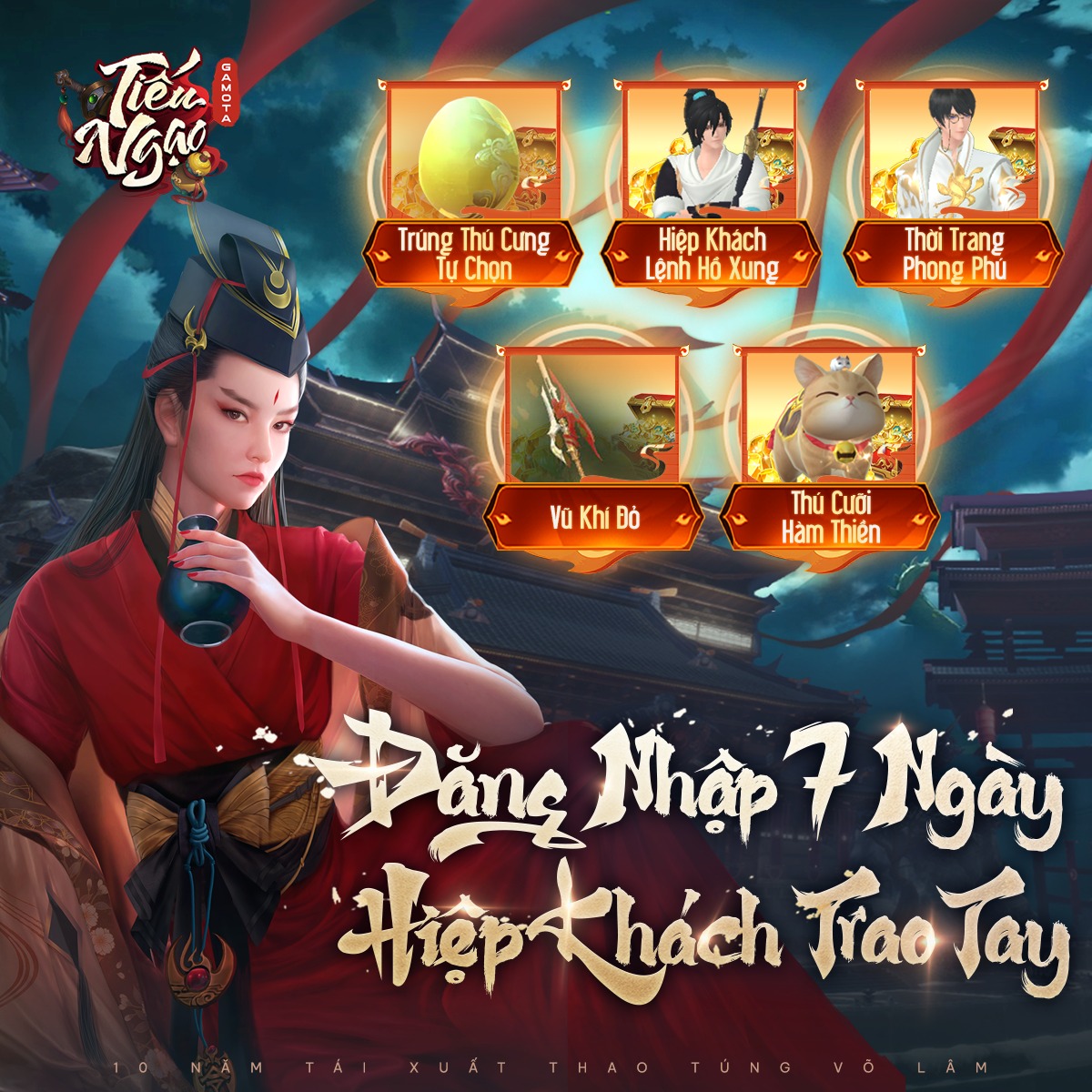 Tiếu Ngạo - Gamota chính thức phát hành, bao lâu rồi game thủ mới được trên tay một bom tấn kiếm hiệp Kim Dung "chính chủ" xịn thế? - Ảnh 7.