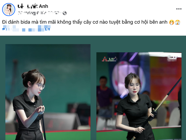 Nữ cơ thủ vừa thả dáng lẫn thả thính 'siêu mượt'