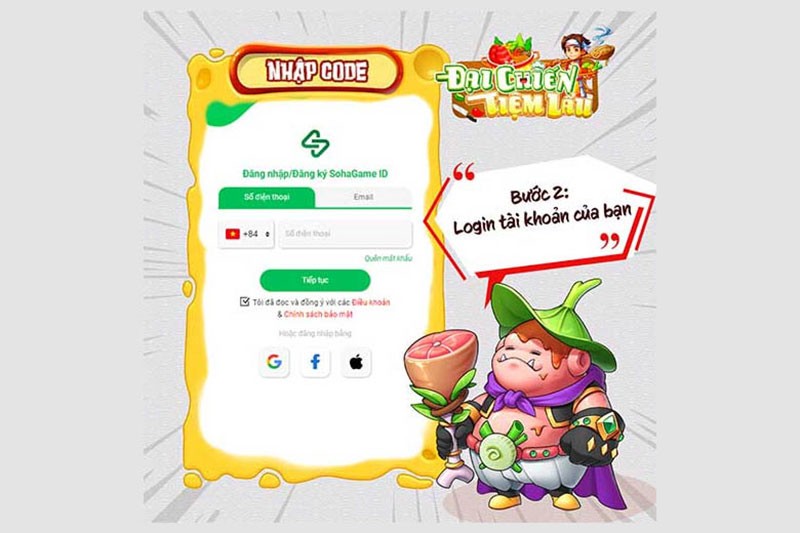 Code game Đại Chiến Tiệm Lẩu mới nhất tháng 7/2024, hướng dẫn cách nhập chi tiết