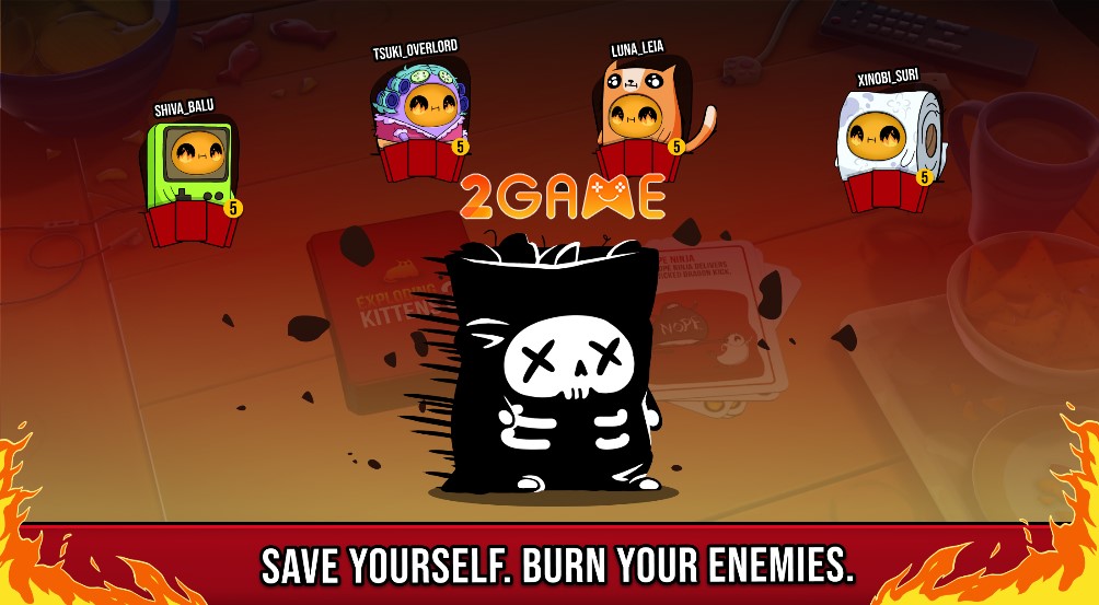 Exploding Kittens 2 Tránh việc bị nổ bằng thẻ bài  Gỡ Bom (Defuse)