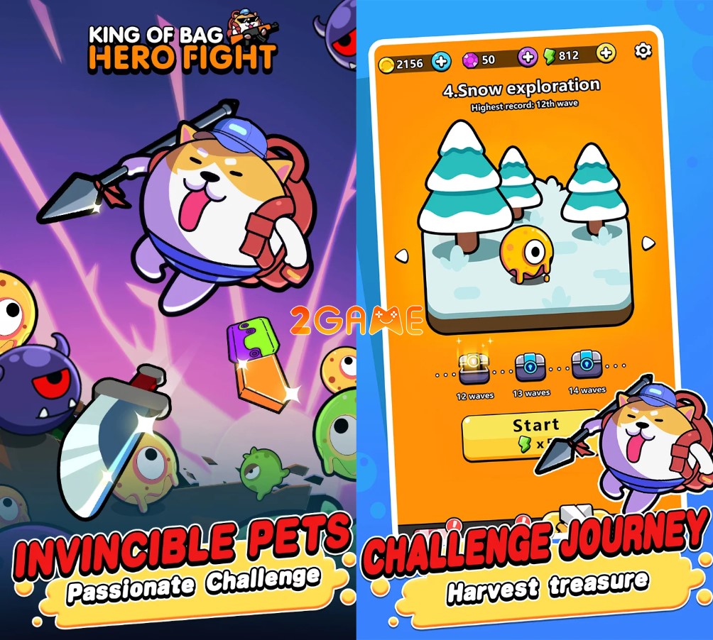 King of Bag Hero Fight Bắt đầu hành trình bảo vệ thế giới với chú chó đáng yêu