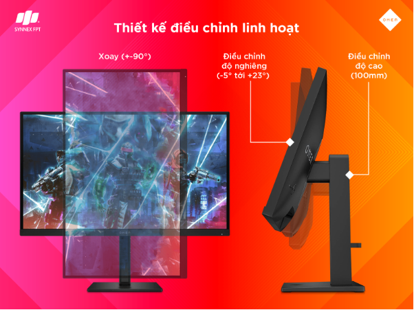 Màn hình HP OMEN 24 FHD 165Hz: Sự lựa chọn hoàn hảo cho Game thủ chuyên nghiệp- Ảnh 3.