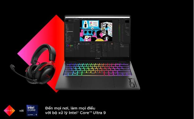 Khám phá "ngựa chiến" mới của nhà HP: HP OMEN Transcend 14 với bộ xử lý Intel® Core™ Ultra 9- Ảnh 4.