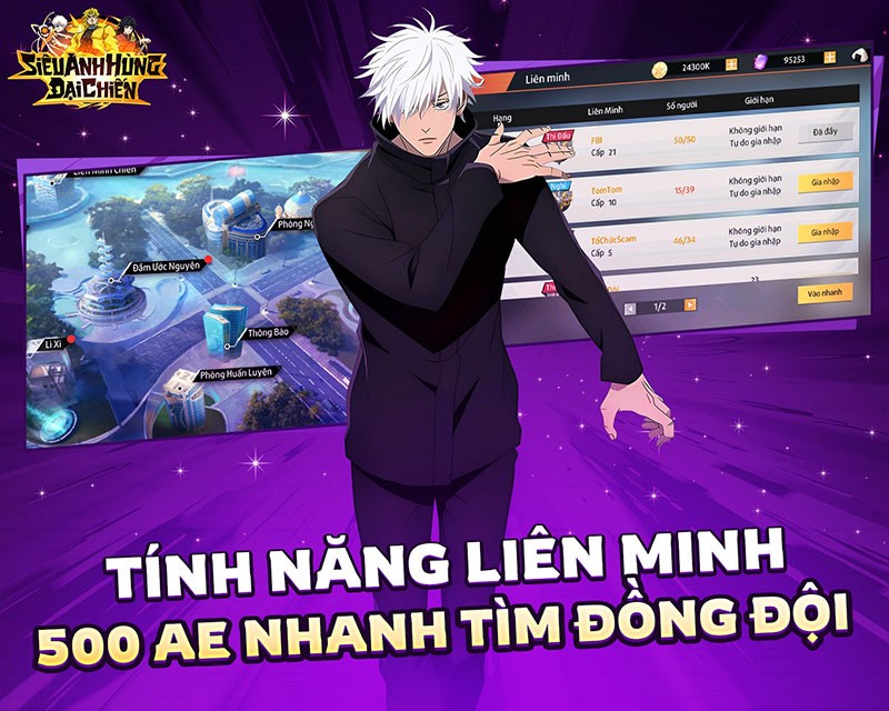 Siêu Anh Hùng Đại Chiến: Game đa vũ trụ anime 3D chính thức ra mắt ngày hôm nay