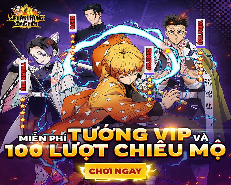 Siêu Anh Hùng Đại Chiến: Game đa vũ trụ anime 3D chính thức ra mắt ngày hôm nay