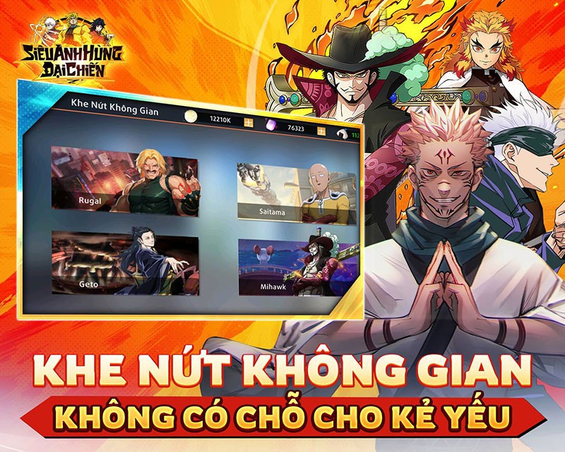 Siêu Anh Hùng Đại Chiến: Game đa vũ trụ anime 3D đều tiên tại Việt Nam mở Alpha Test