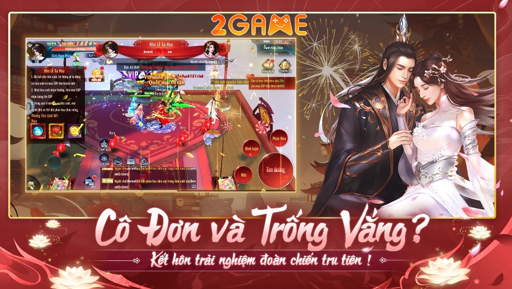 Kết hôn cùng đạo lữ trong tựa game mobile Nghịch Duyên Thiên Ý  Việt Nam