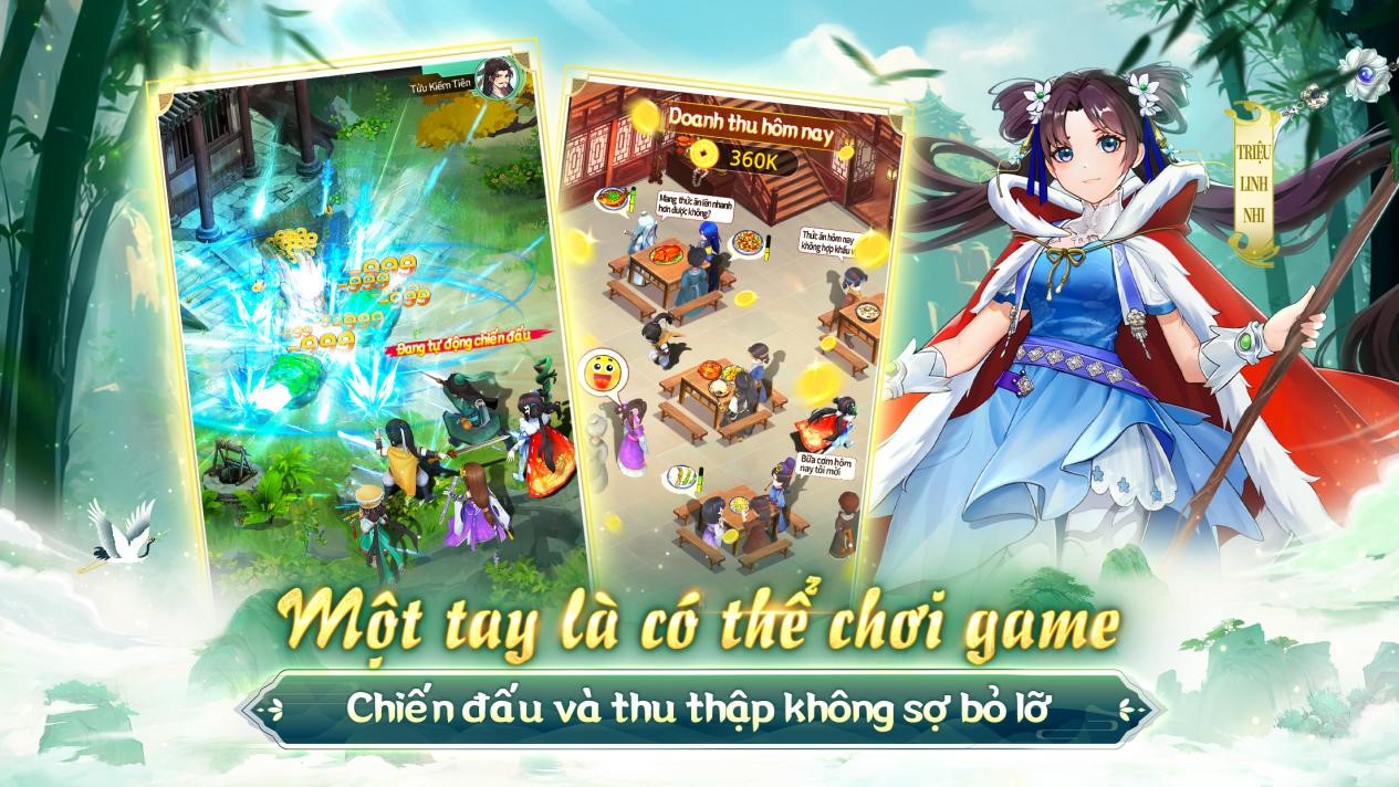 Chơi Tiên Kiếm: Gặp Lại Tiêu Dao chỉ bằng một tay