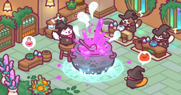 Cat Magic School Cute Tycoon – Khám phá thế giới phép thuật cùng những chú mèo đáng yêu