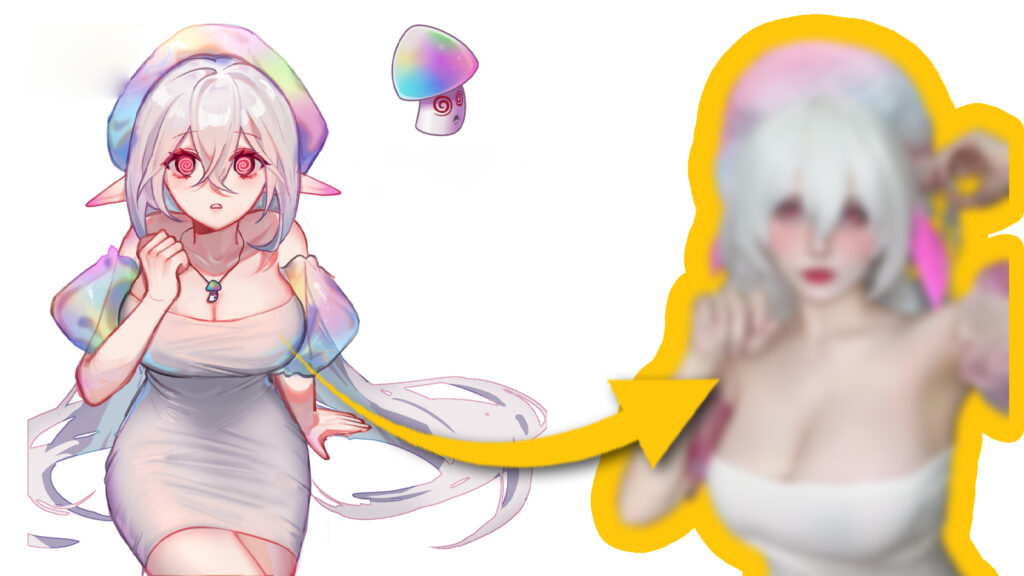 Hot girl Cigw Pols cosplay bé nấm trong Plant vs. Zombie, mà nó lạ lắm…