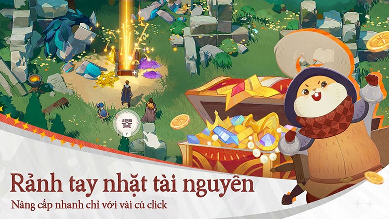 Hành Trình AFK -  Game RPG giả tưởng thế giới mở dung lượng nhẹ sắp phát hành tại Việt Nam