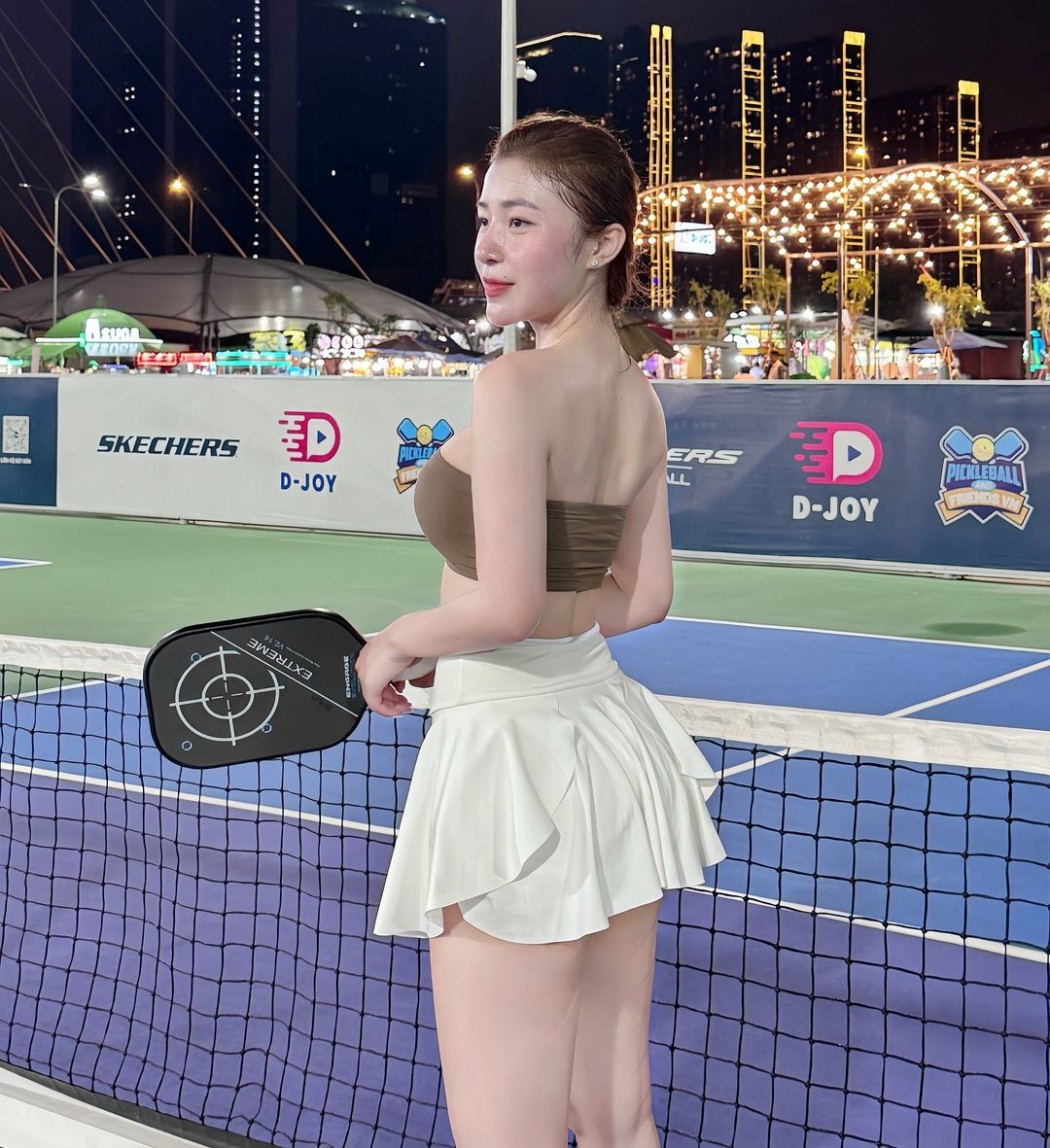 Hot girl Pickleball đáp trả gay gắt trước làn sóng chỉ trích