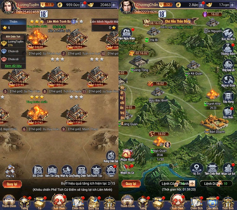Lục Tung Tam Quốc - Vplay mang đến nhiều hoạt động bùng nổ thỏa sức khiêu chiến