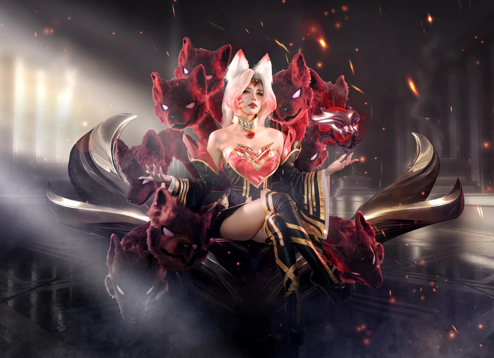 Mai Dora "đốt mắt" với cosplay Ahri HoL, tiết lộ thêm "nội tình"- Ảnh 3.