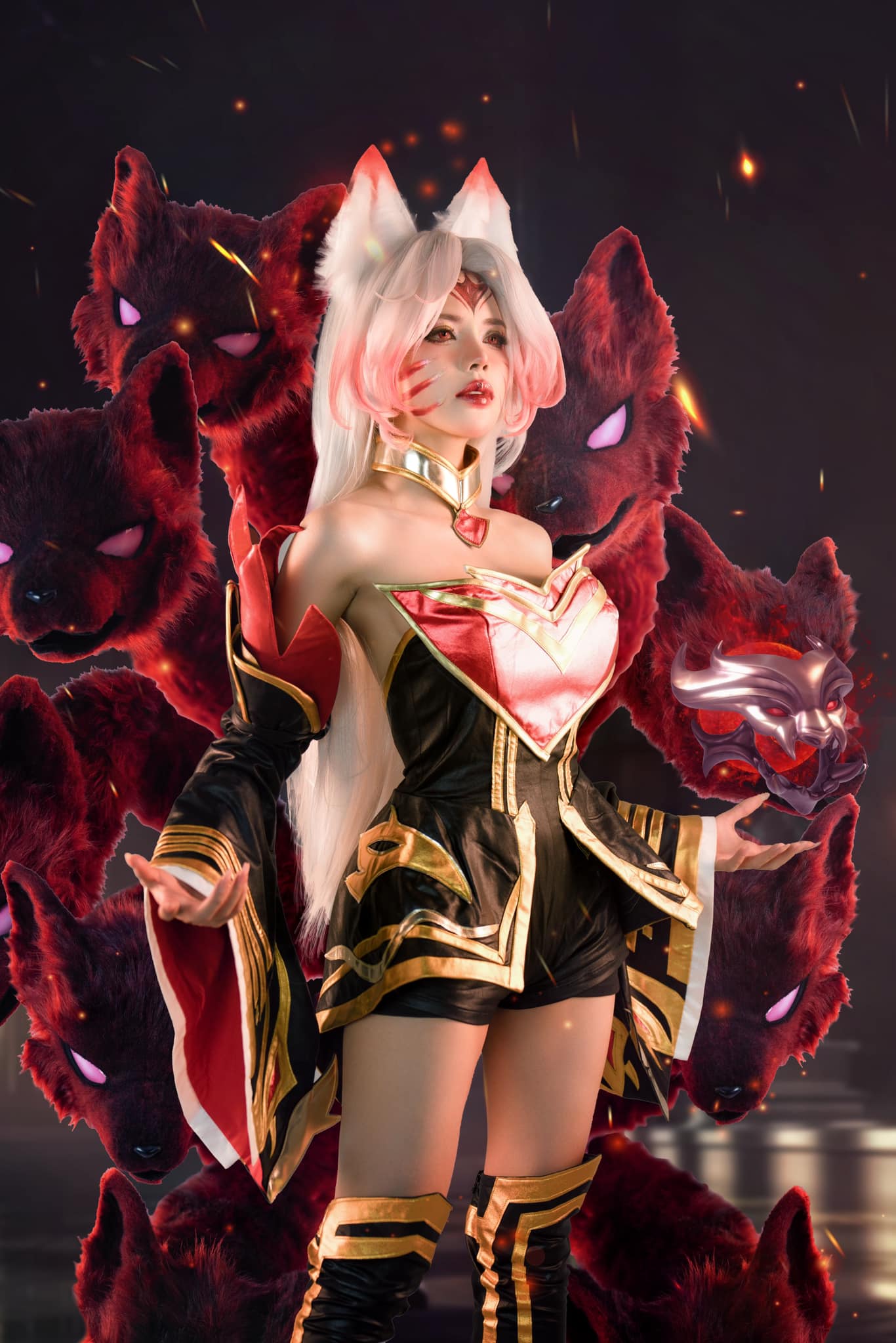 Mai Dora "đốt mắt" với cosplay Ahri HoL, tiết lộ thêm "nội tình"- Ảnh 6.