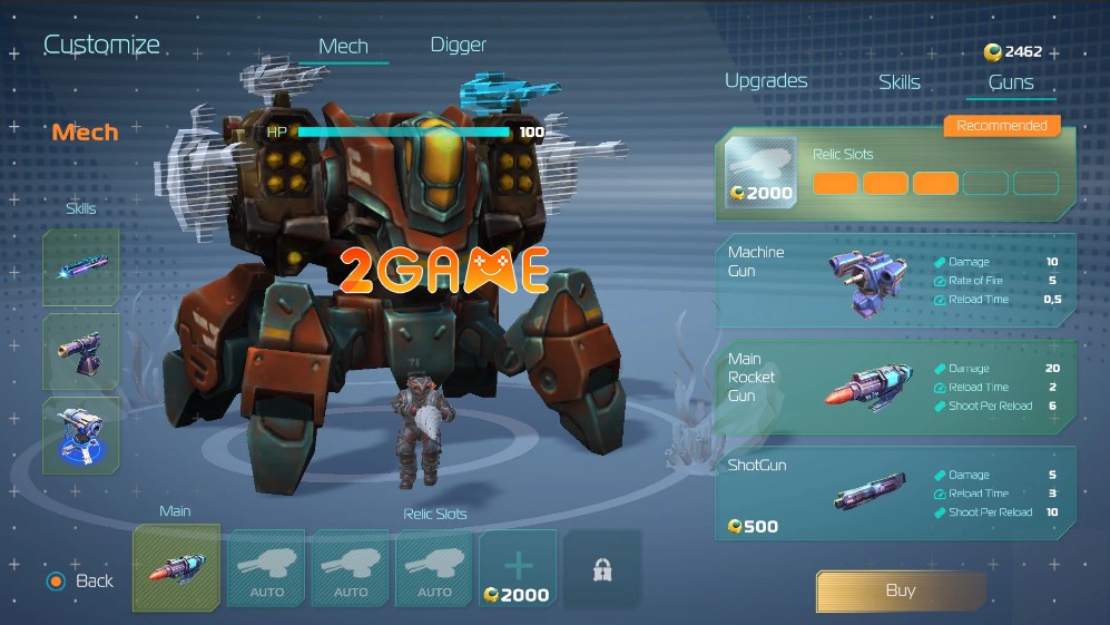 Ocean Keeper: Dome Survival Nâng cấp cổ máy của mình trở nên mạnh mẽ hơn