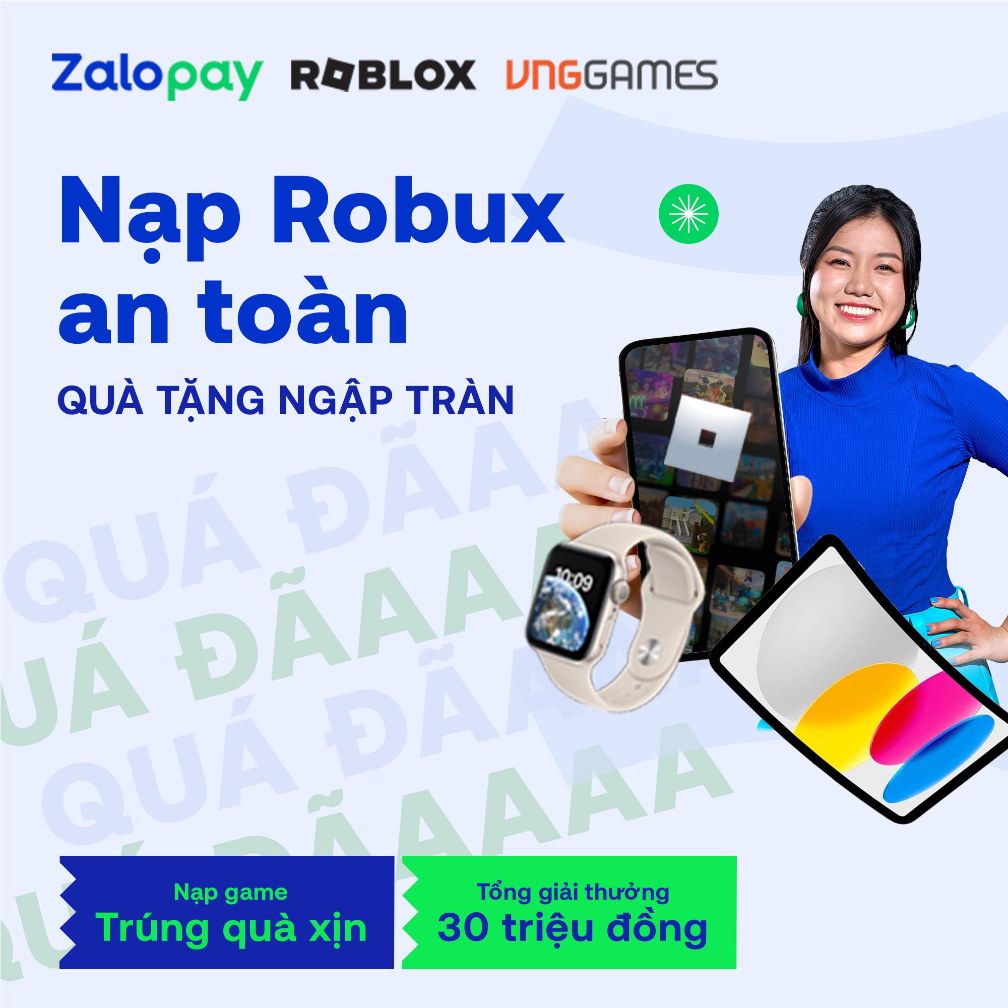 Roblox - VNG chính thức ra mắt cổng nạp mới cùng những ưu đãi hấp dẫn- Ảnh 7.