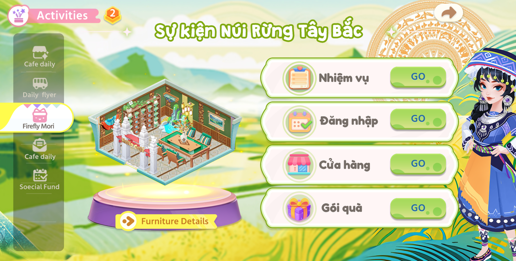 Hello Café ra mắt bản cập nhật, game thủ "chữa lành" online với du lịch Tây Bắc nhân dịp Quốc Khánh 2.9 - Ảnh 3.