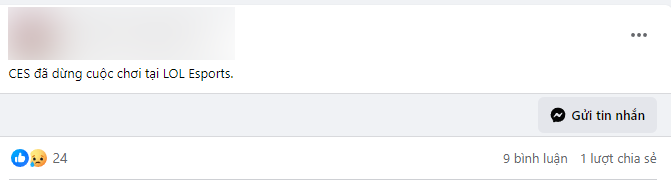 Có thông tin CES sẽ dừng cuộc chơi với LMHT