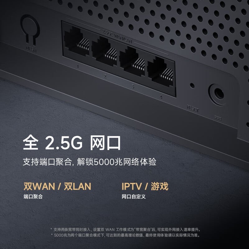 Xiaomi ra mắt router Wi-Fi 7: Tốc độ tới 3.57Gbps, chip Qualcomm, 4 cổng LAN 2.5Gbps- Ảnh 4.