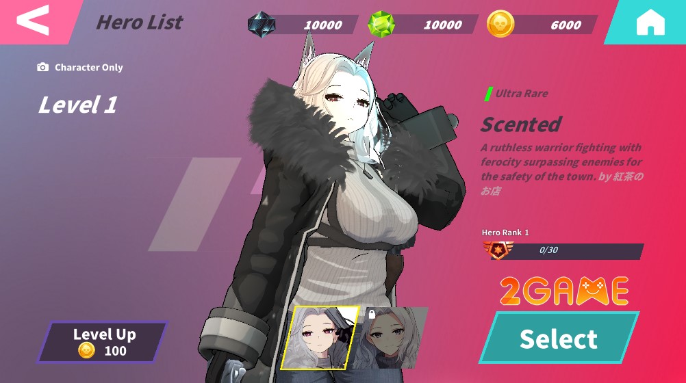 Game AXREN HEROES có hàng chục nhân vật khác nhau để người chơi trải nghiệm