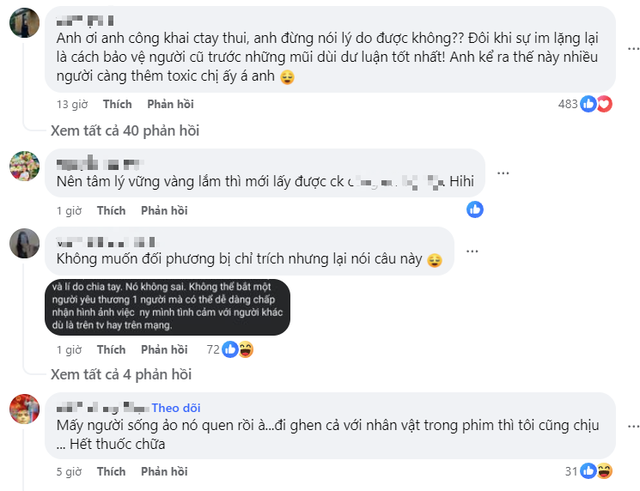 Tình cũ nam diễn viên 'Đi Giữa Trời Rực Rỡ' nhận loạt chi trích hậu chia tay