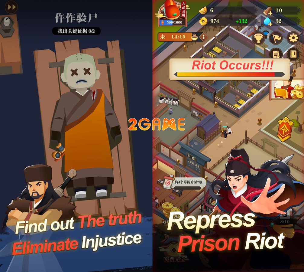 Trở thành vị quan liêm khiết trong game Idle Bao's Prison