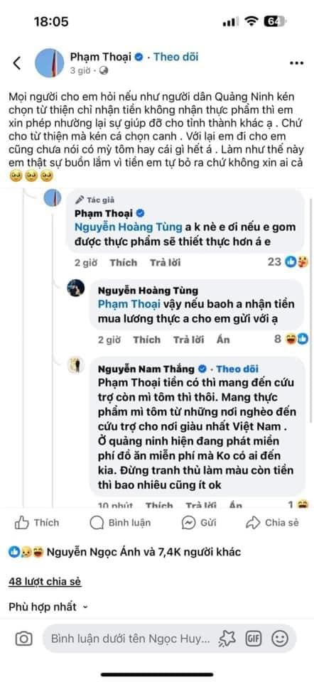 Phạm Thoại chê người dân Quảng Ninh "Kén Cá Chọn Canh"!