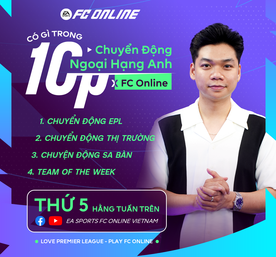 10 phút chuyển động Ngoại Hạng Anh cùng FC Online: Bắt nhịp EPL, Làm chủ sa bàn Esports- Ảnh 2.