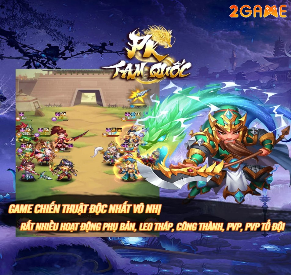 Hoạt động đa dạng trong game chiến thuật thẻ tướng PK Tam Quốc Mobile mới ra mắt