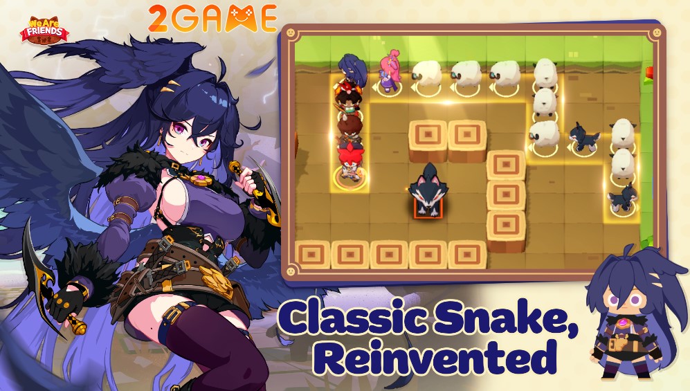 We Are Friends: Puzzle RPG Lối chơi Rắn Săn Mồi hoàn toàn mới