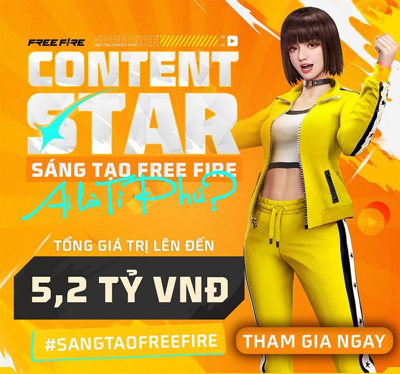 Youtube Content Star - Cuộc thi sáng tạo Free Fire khu vực Đông Nam Á, trở lại 2024