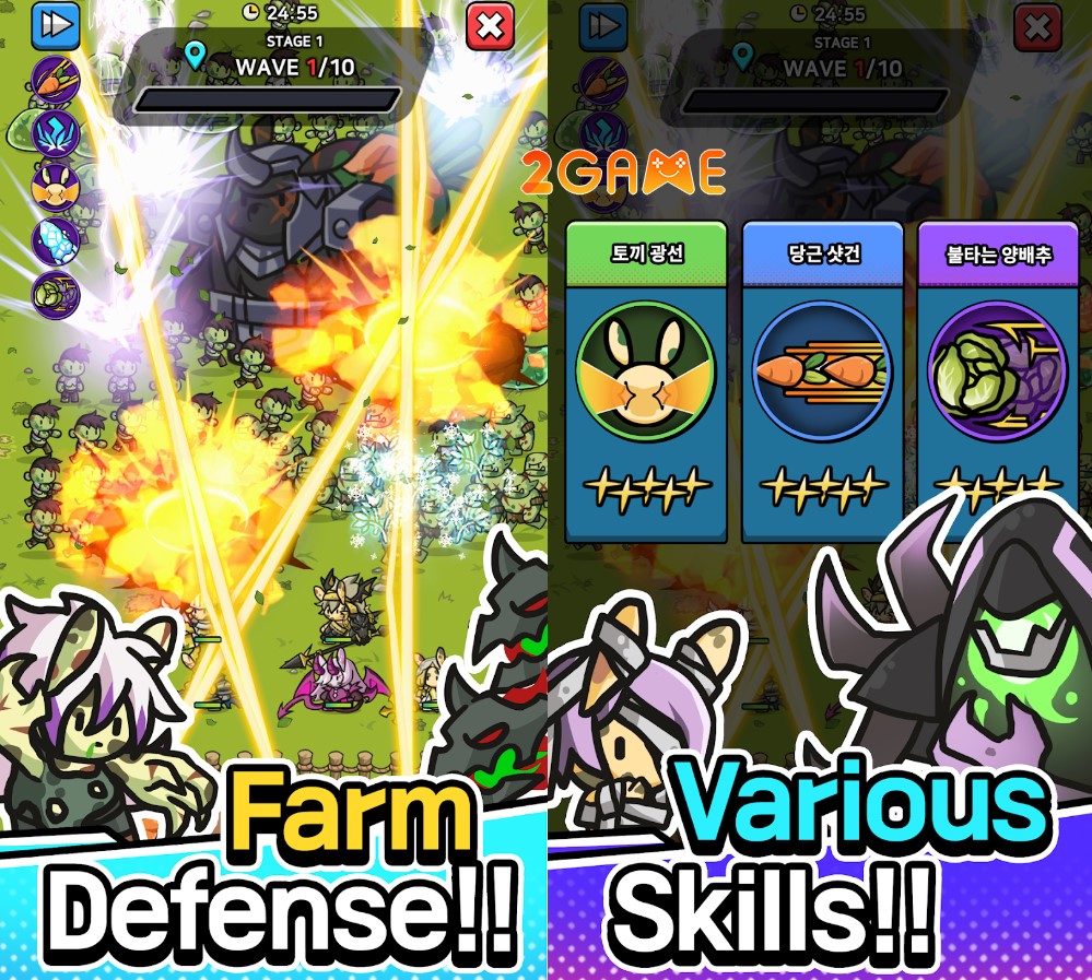 Zombie Bunny Farm Bảo vệ trang trại cùng những chú thỏ đáng yêu