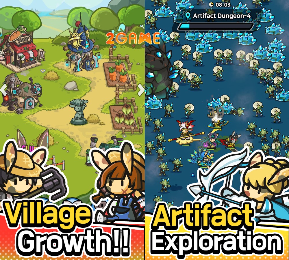 Chiêu mộ các chú thỏ chiến binh và cùng nhau bảo vệ trang trại Zombie Bunny Farm