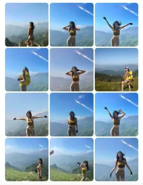 Hot girl hứng trọn chỉ trích từ cộng đồng khi diện đồ yoga đi leo núi