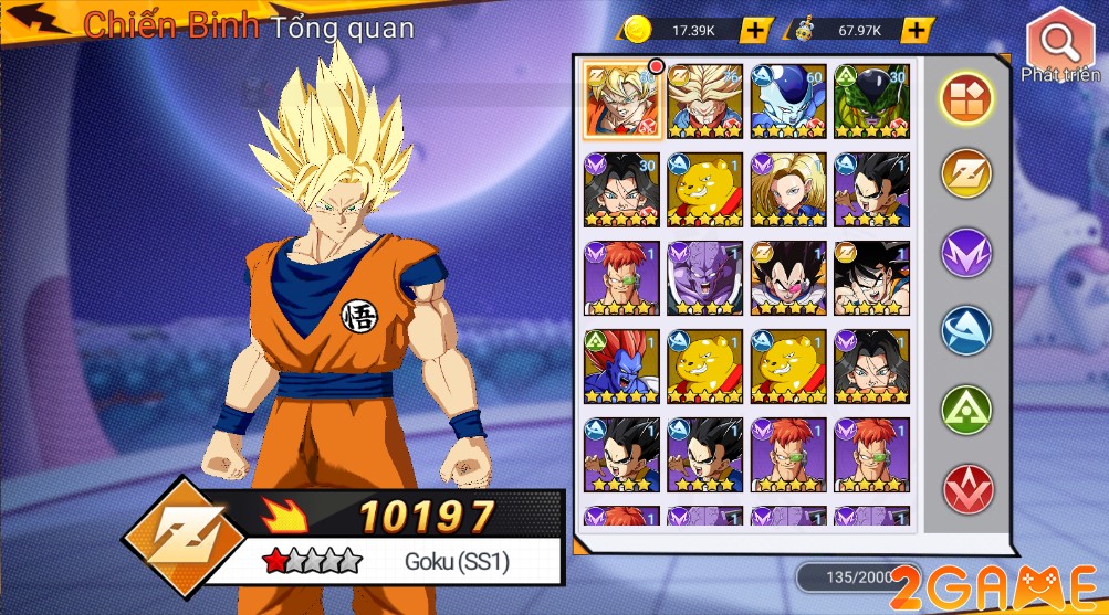 Gặp gỡ các nhân vật chuẩn nguyên tác Dragon Ball trong game Chiến Binh Siêu Cấp