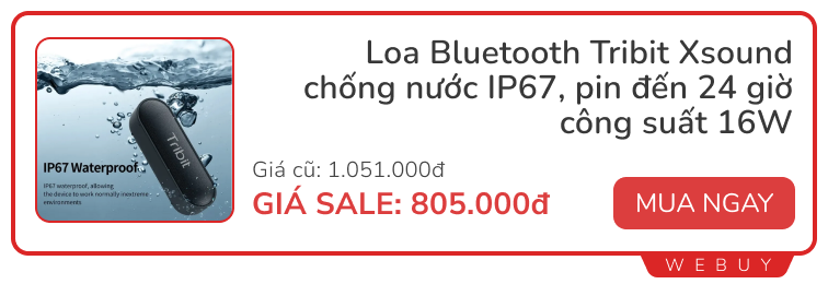 Sale cuối tháng có từ hôm nay: Loa mini từ 89.000đ, ổ cắm Wifi chỉ 155.000đ, tai nghe chống ồn Honor giảm 67%- Ảnh 2.