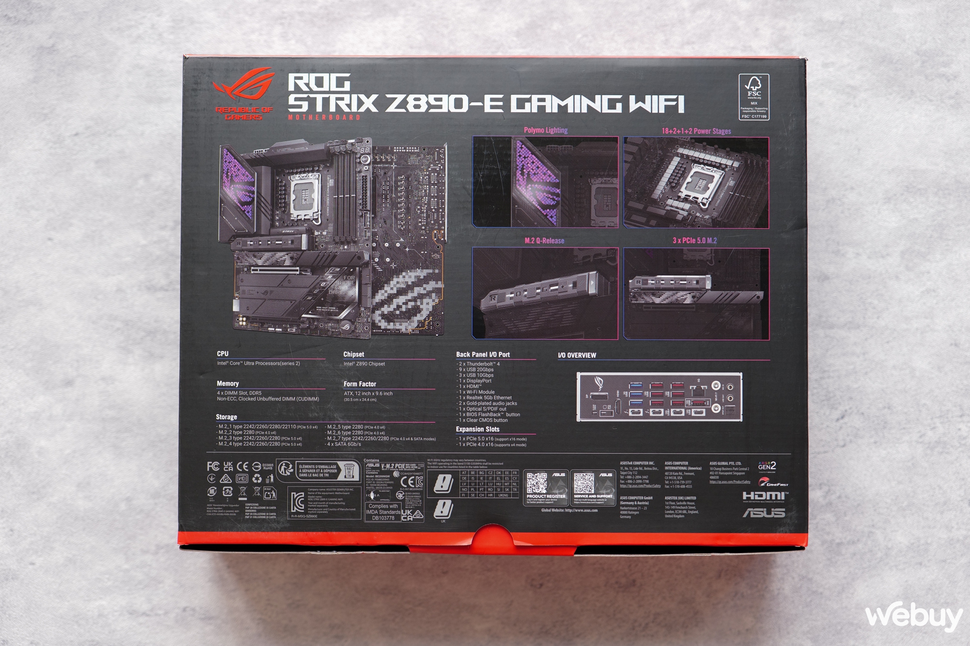 Mở hộp ASUS ROG Strix Z890-E Gaming WiFi: Hiệu năng song hành với tiện lợi- Ảnh 3.