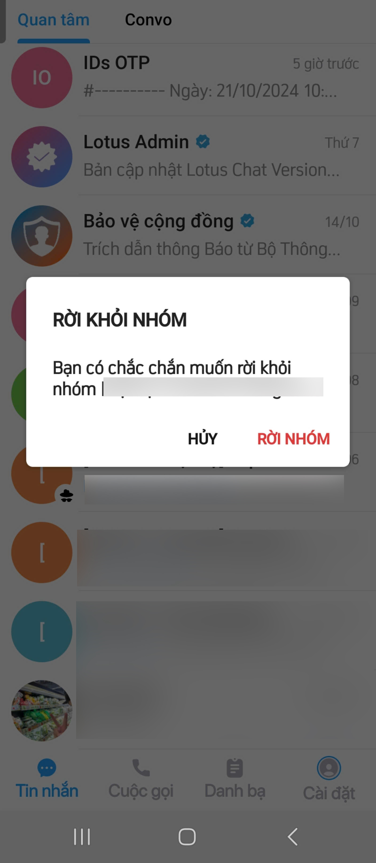 Trải nghiệm thực tế Lotus Chat, ứng dụng chat