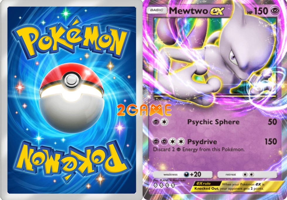 Mewtwo EX đang thống trị "meta" Pokemon TCG Pocket với kỹ năng Psydrive gây 150 HP