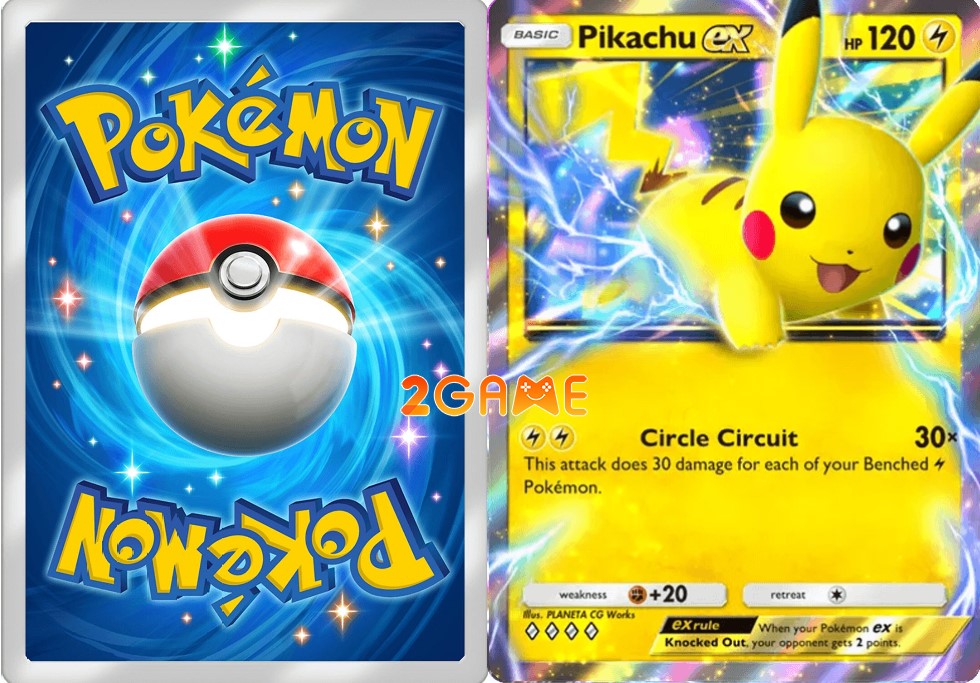 Tuy không xếp bậc S nhưng Pikachu vẫn cực kỳ mạnh mẽ trong game Pokemon TCG Pocket