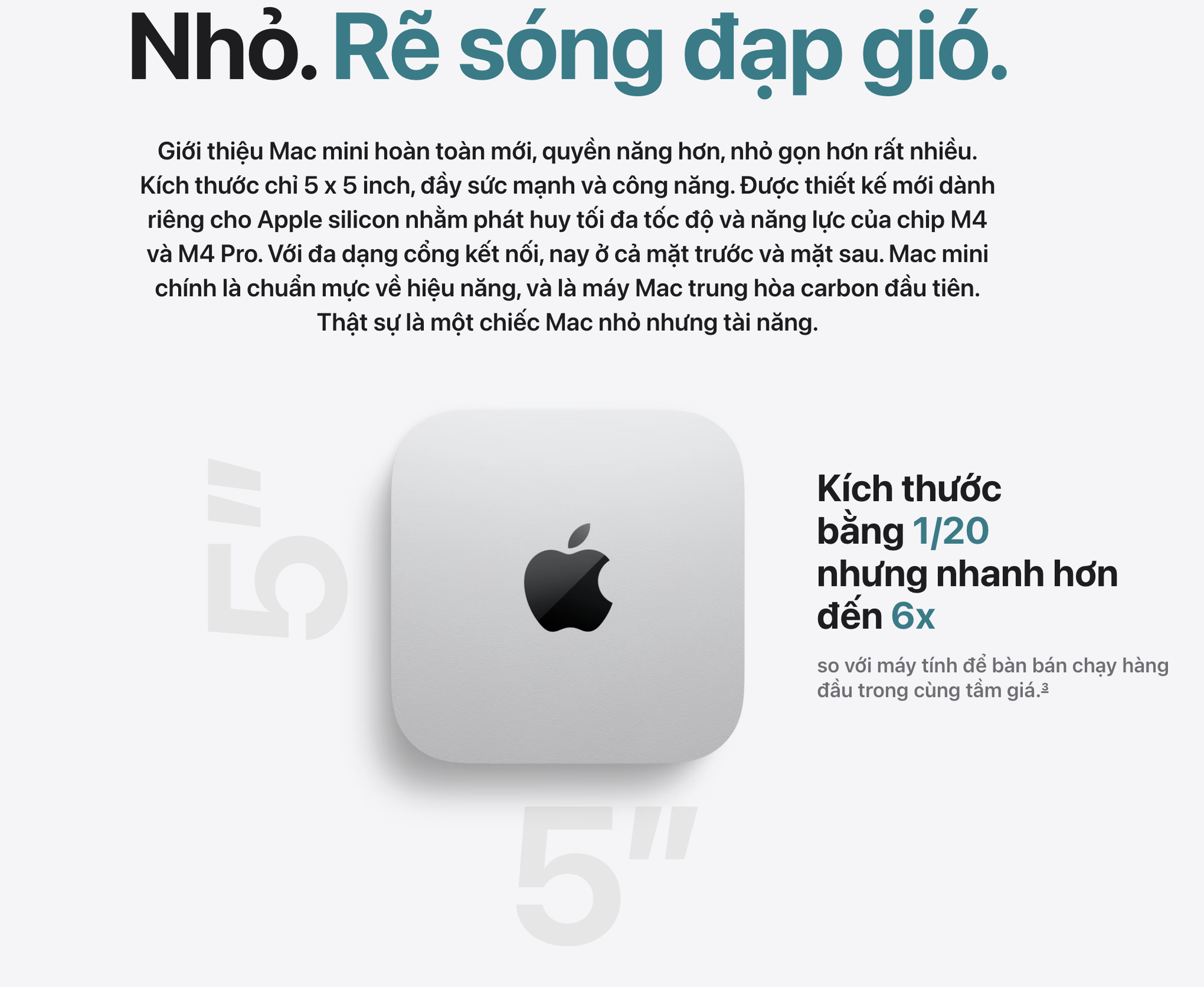 Có thể bạn chưa biết: Mac mini mới còn nhỏ hơn cả cái khăn lau của Apple- Ảnh 1.