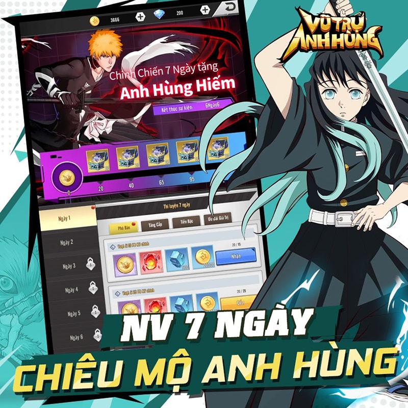 Vũ Trụ Anh Hùng Gzone - mang cả thế giới anime đỉnh cao đến chiếc điện thoại của bạn