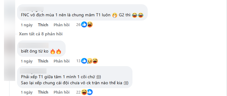 Khán giả tranh cãi vị trí của T1, Gen.G