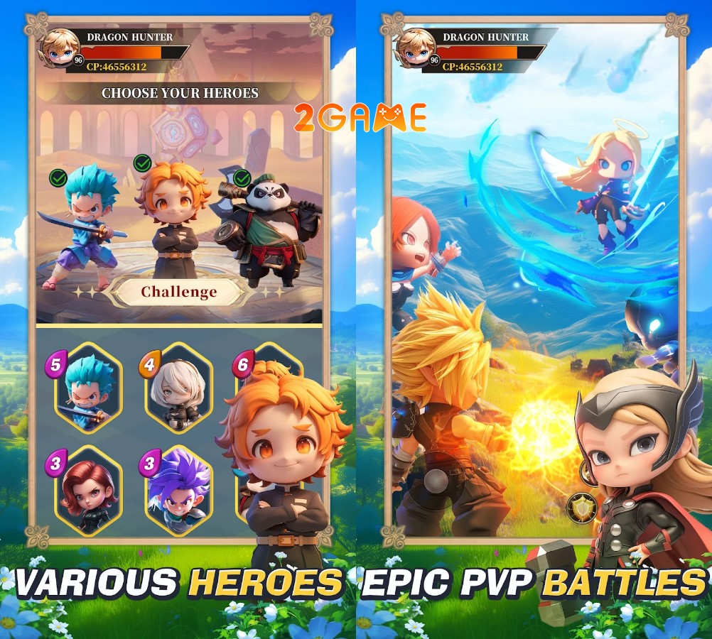 game nhập vai Brawl Heroes: Reuniverse