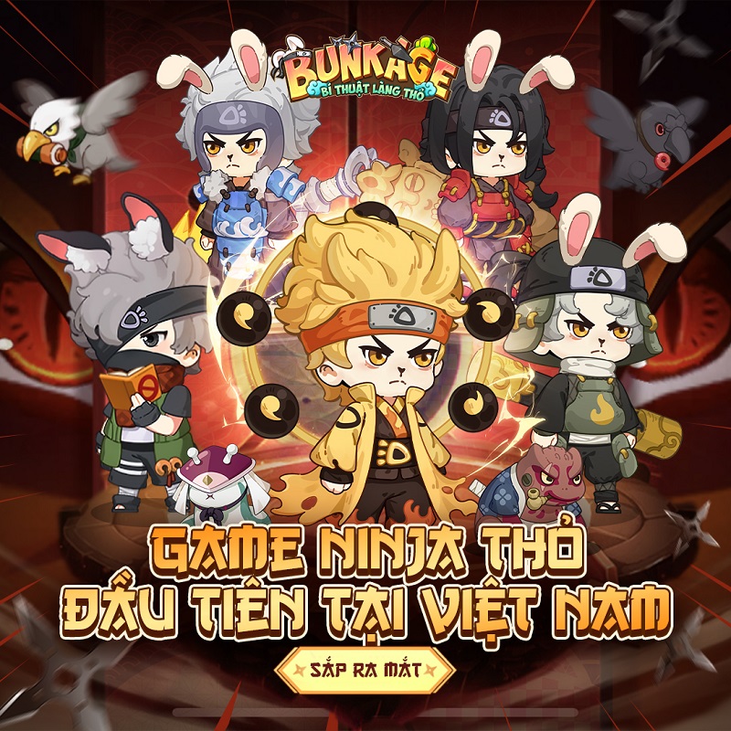 Tạo hình ấn tượng của các nhân vật trong game mobile Bunkage: Bí Thuật Làng Thỏ