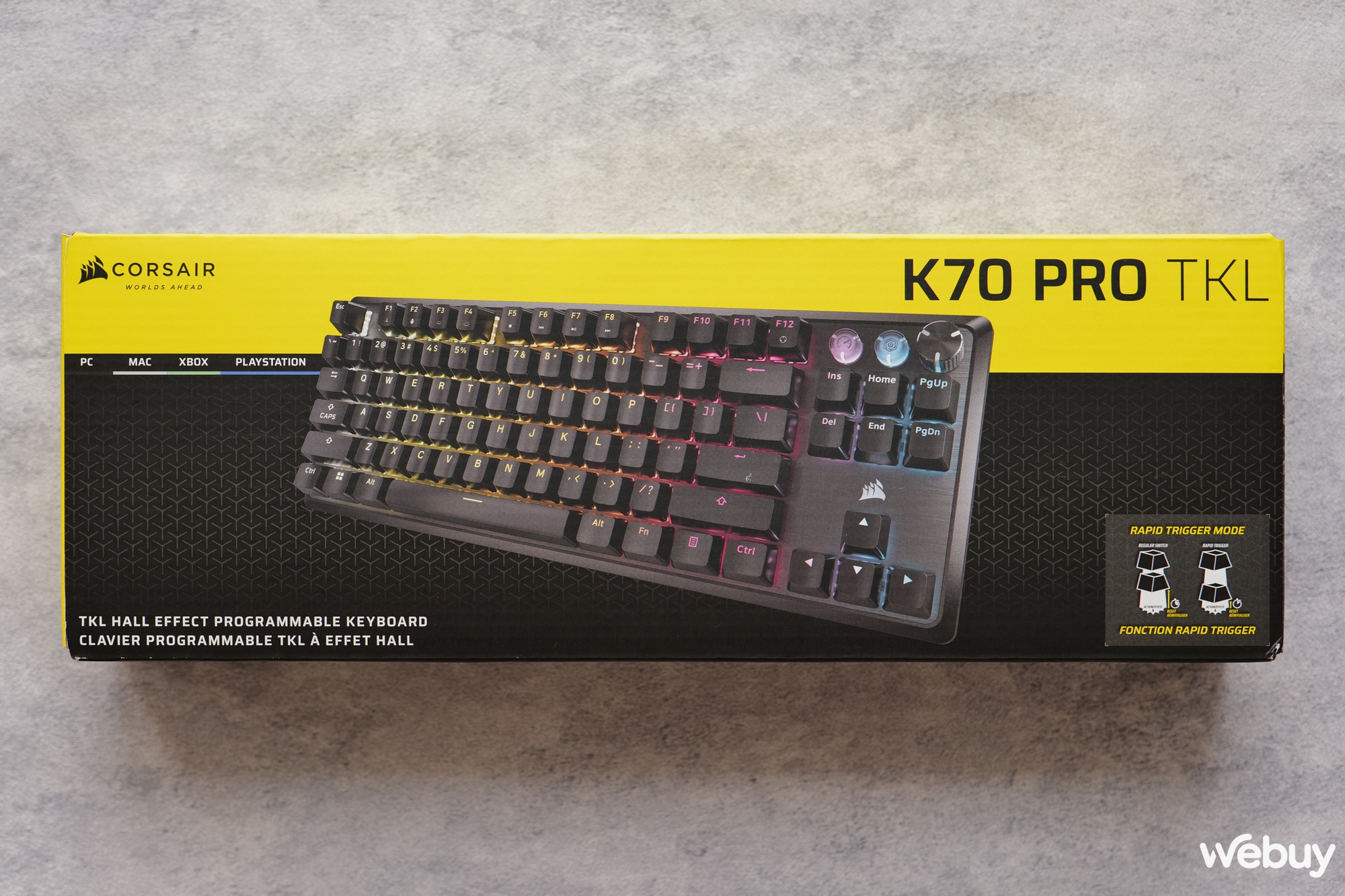 Trải nghiệm Corsair K70 Pro TKL: Nâng cấp lớn nhờ switch nam châm Hall Effect- Ảnh 1.