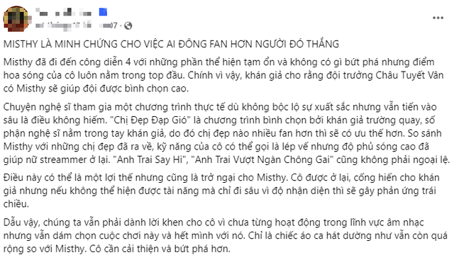 MisThy lên tiếng về drama gây tranh cãi- Ảnh 1.